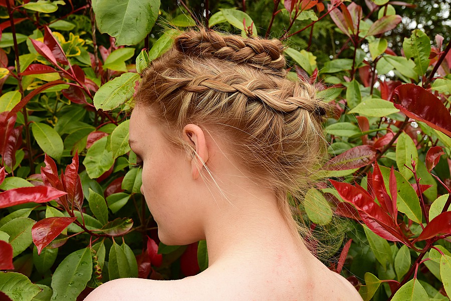 Go for laid-back chic this wedding season with a messy updo